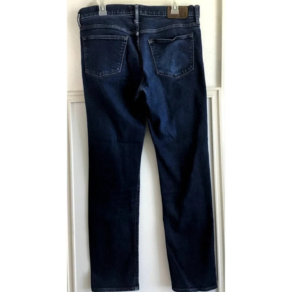 J.Crew Womens Size 34 770 Straight Dark Jean(FLAWS)CROTCH,POCKET - Picture 2 of 14